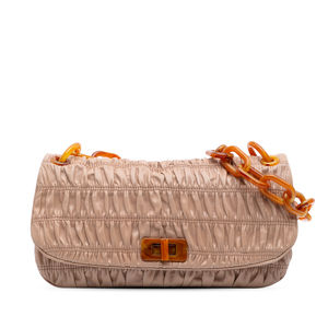 Pre-Loved Prada Nappa Gaufre Resin Chain Shoulder Bag